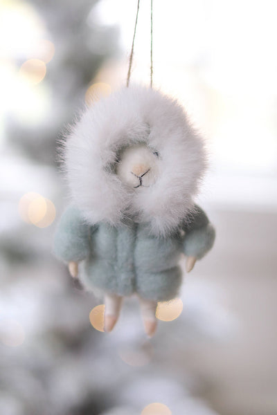 Parka Paulette Mouse Holiday Ornament