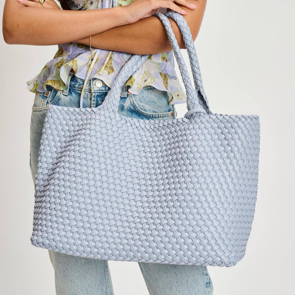 Solana Woven Vegan Leather Tote - Bodega Nantucket