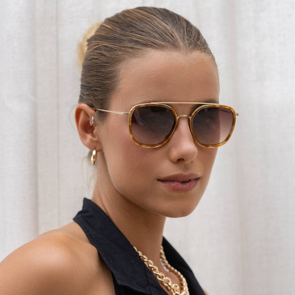 Weston Acetate Round Unisex Sunglasses - Bodega Nantucket