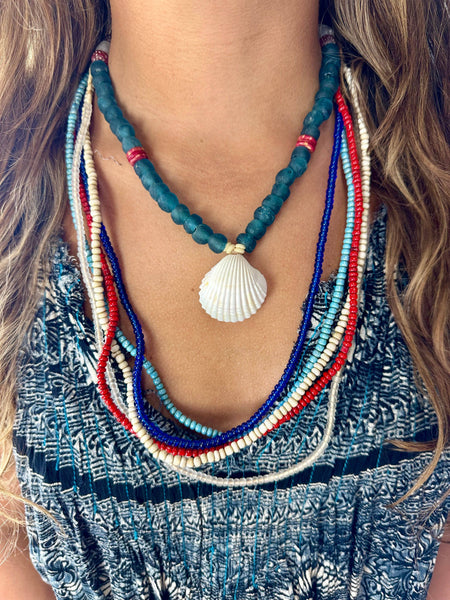 Tribal Shell Necklace | Americana