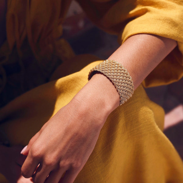 Maxi Diyah Bracelet Rose Gold - Bodega Nantucket