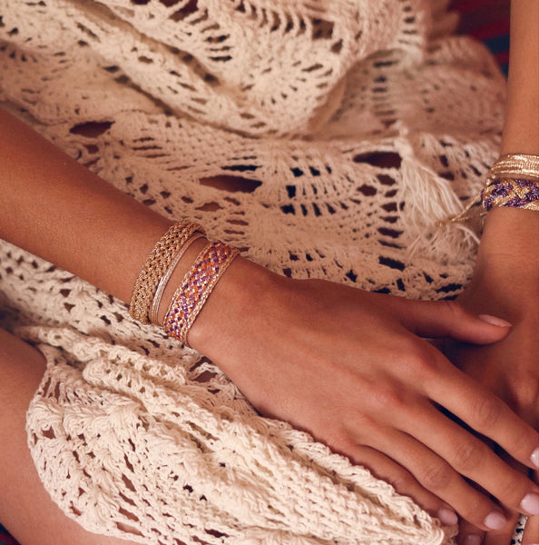 Mesh Bracelet Rose Gold - Bodega Nantucket