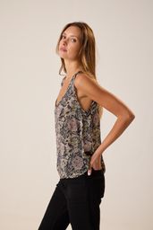 Lenore Tank Top Botanica Dusk