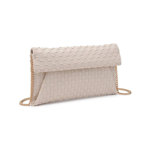 Priscilla Woven Clutch Nude - Bodega Nantucket