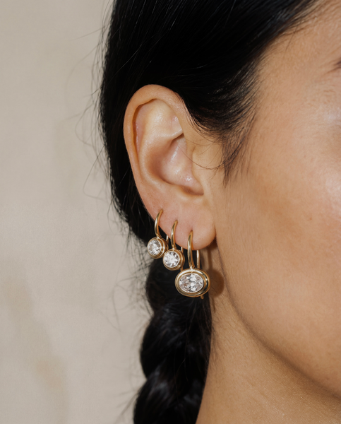 *Pre-order Vera Round French Hook Earrings - Bodega Nantucket