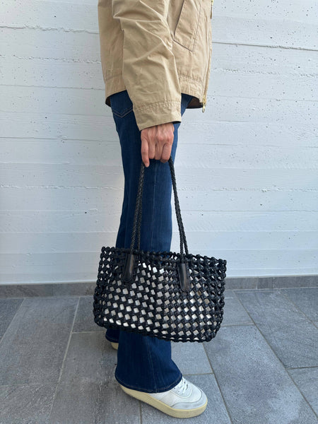 NICOLE PREMIUM - woven leather