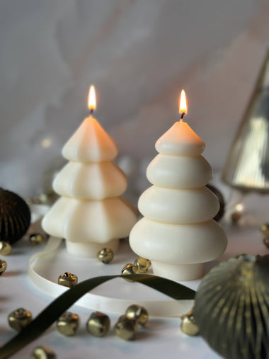 Funky Christmas Tree | Holiday Candles | Winter Decor - Bodega Nantucket