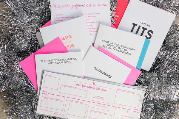 Unit of Measurement As Fuck Letterpress Greeting Card - Bodega Nantucket