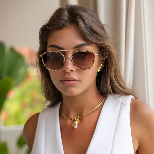 Weston Acetate Round Unisex Sunglasses - Bodega Nantucket