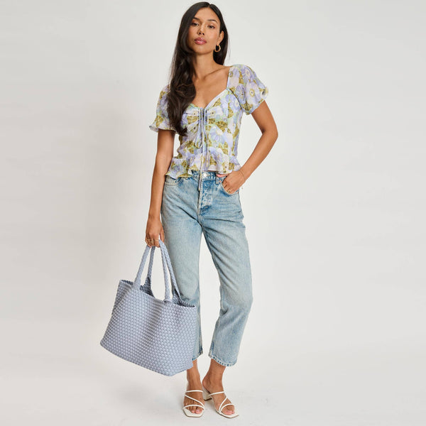 Solana Woven Vegan Leather Tote - Bodega Nantucket