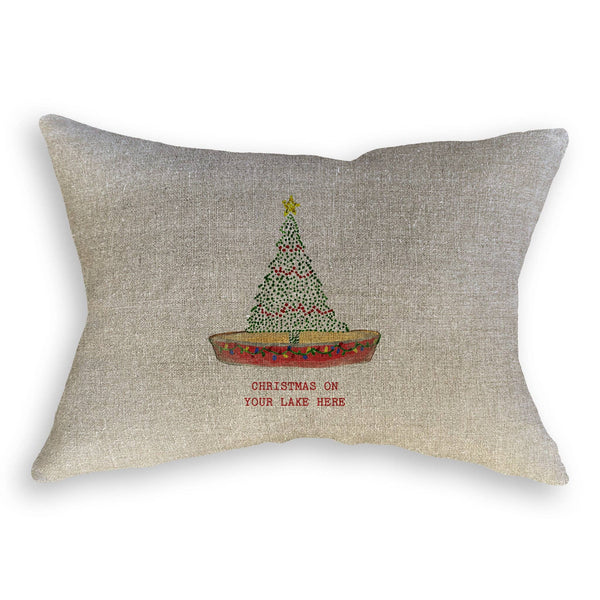 Christmas Tree Canoe with Location - Bodega Nantucket