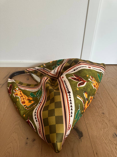 MAXI BORSA ASIA - SACCA TESSUTO