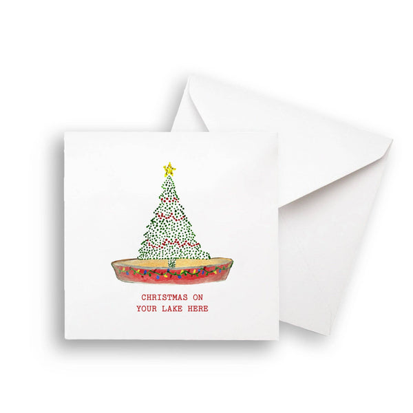 Christmas Tree Canoe with Location - Bodega Nantucket