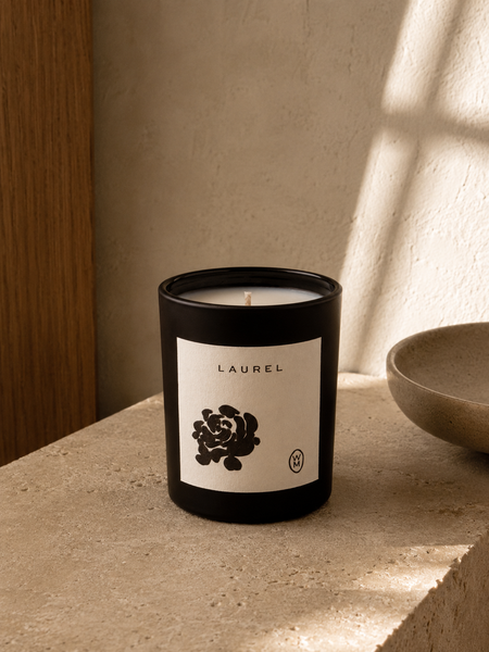 Laurel Luxury Candle | Gardenia, Petrichor & Garden Sage