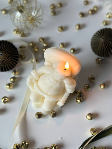 Santa Clause Sitting | Holiday Candles | Christmas Decor - Bodega Nantucket