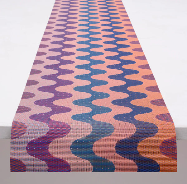 Wiggle Table Runner Heatwave - Bodega Nantucket