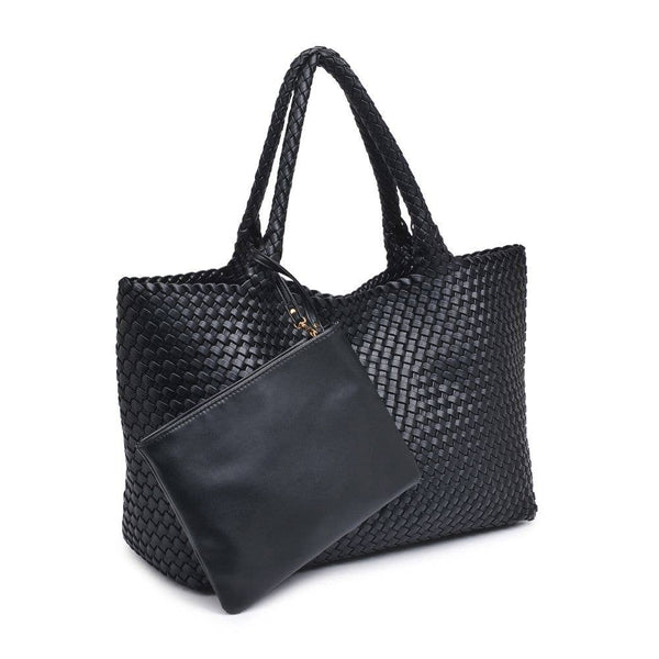 Solana Woven Vegan Leather Tote - Bodega Nantucket
