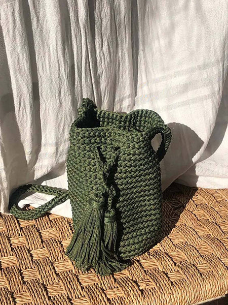 Crossbody Cotton Crochet Bag