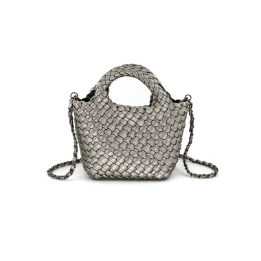 Braided Pewter Clutch - Bodega Nantucket