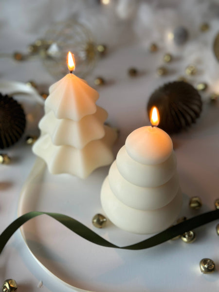 Funky Christmas Tree | Holiday Candles | Winter Decor - Bodega Nantucket