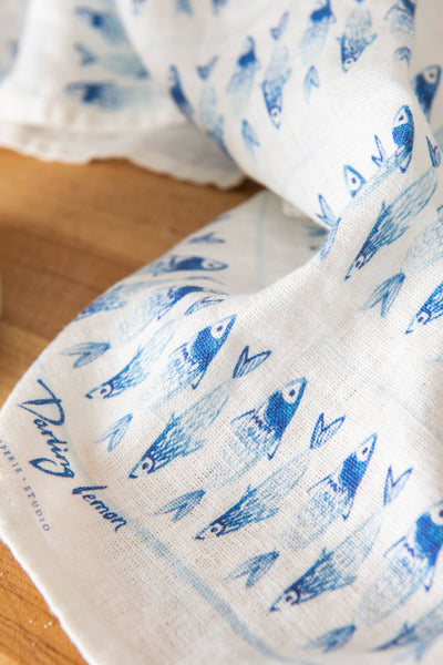 Sardines Kitchen Towel - Bodega Nantucket