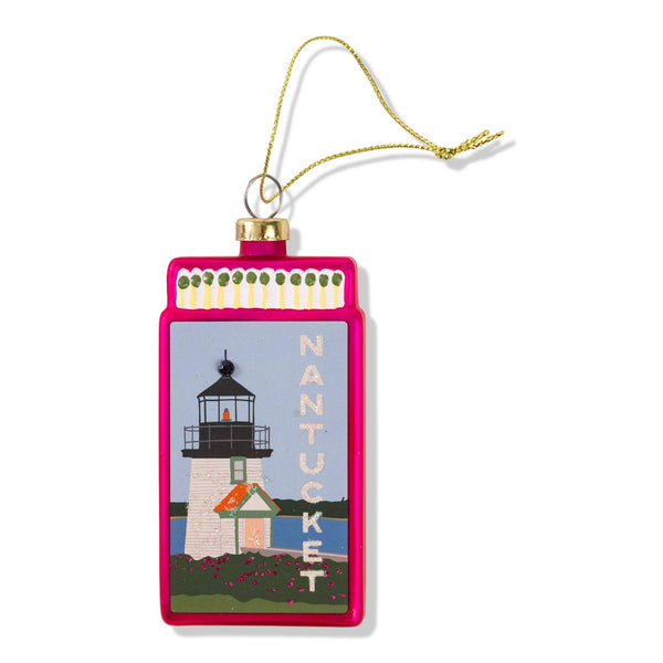 Matchbook Ornament - Nantucket - Bodega Nantucket