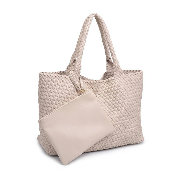 Solana Woven Vegan Leather Tote - Bodega Nantucket