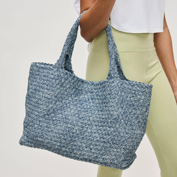 Sky's The Limit - Large Denim Tote - Bodega Nantucket