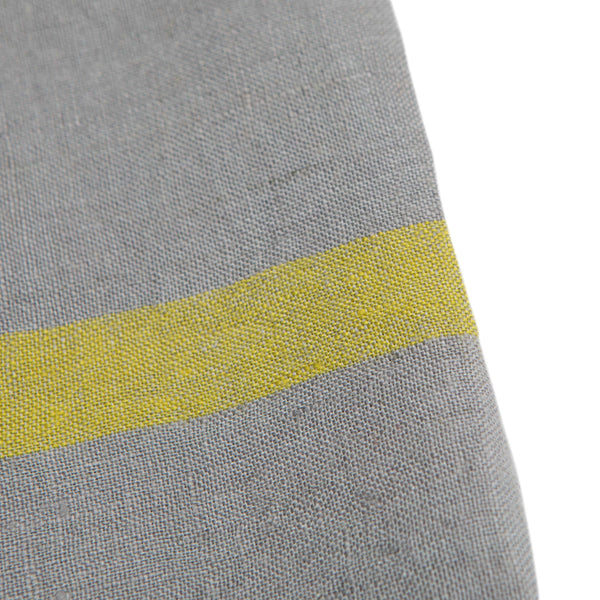 Laundered Linen Grey/Lime Napkins 20x20 - Set of 4 - Bodega Nantucket