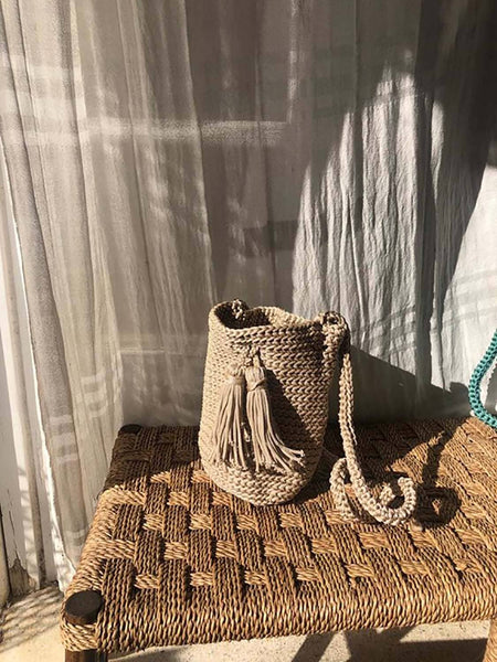 Crossbody Cotton Crochet Bag