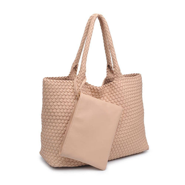 Solana Woven Vegan Leather Tote - Bodega Nantucket