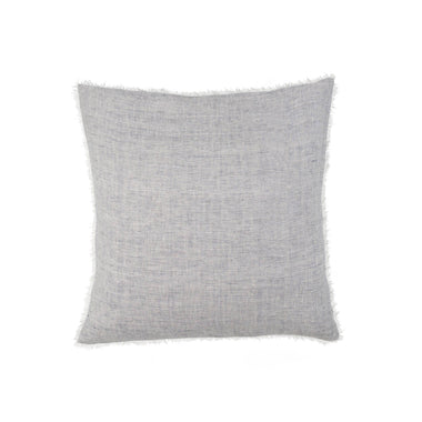 24x24 Lina Linen Pillow Navy Stripe - Bodega Nantucket