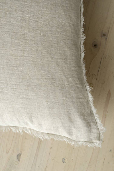 24x24 Lina Linen Pillow Chambray - Bodega Nantucket