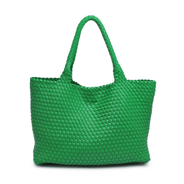 Solana Woven Vegan Leather Tote - Bodega Nantucket