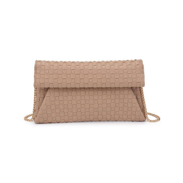 Priscilla Woven Clutch Nude - Bodega Nantucket