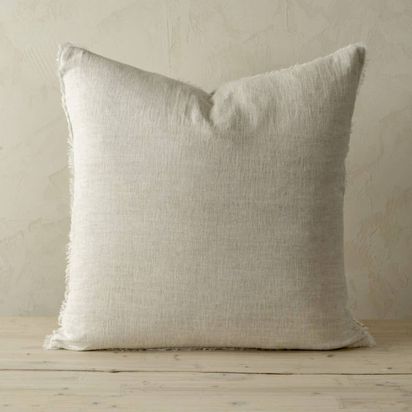 24x24 Lina Linen Pillow Chambray - Bodega Nantucket