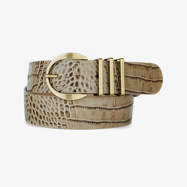 Kiku Barcelona Belt New Taupe - Bodega Nantucket