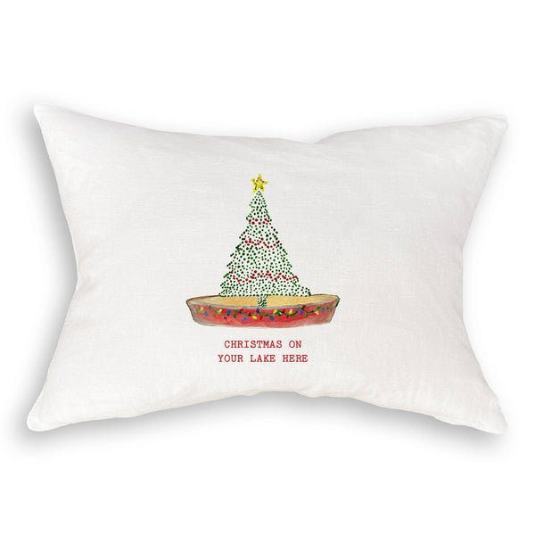 Christmas Tree Canoe with Location - Bodega Nantucket