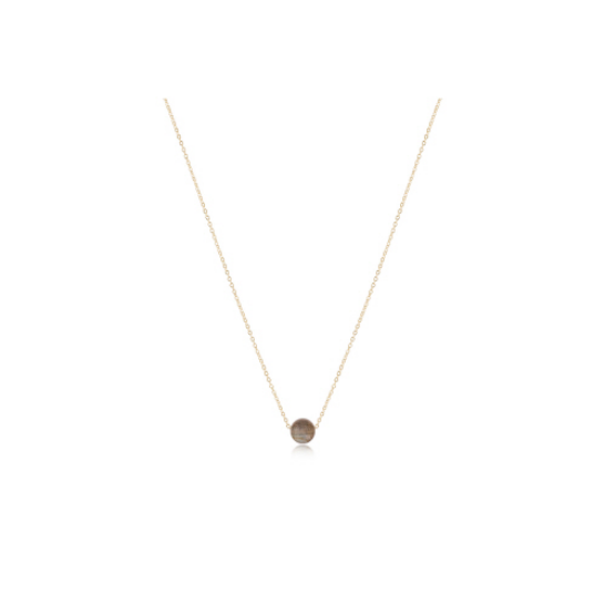 16in Gold Admire Labradorite Necklace - Bodega Nantucket