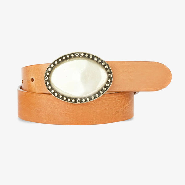 Caspian Bridle Belt Natural - Bodega Nantucket