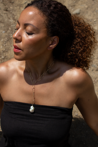 Caspian Lariat Necklace - Bodega Nantucket
