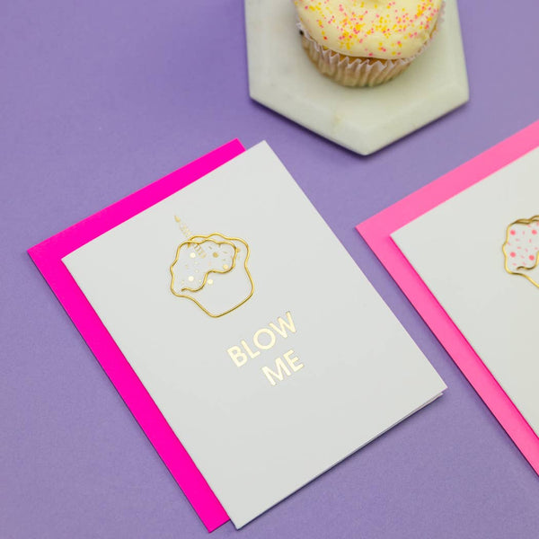 Blow Me - Letterpress Birthday Card - Bodega Nantucket