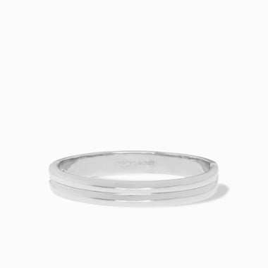 Silver Double Row Hinge Bangle - Bodega Nantucket