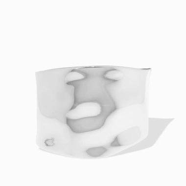 Silver Wavy Bangle - Bodega Nantucket