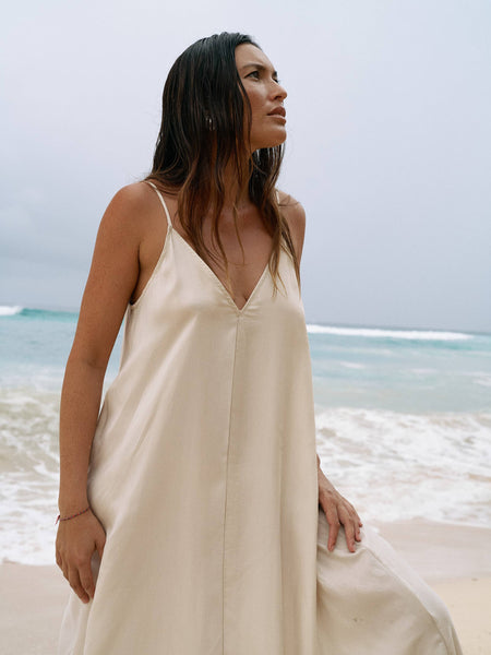 Lucid Flow Maxi Dress - Sand - Bodega Nantucket