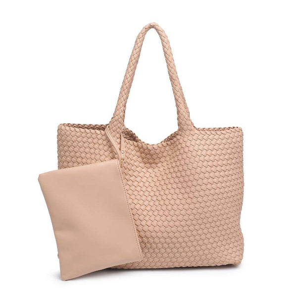 Solana Woven Vegan Leather Tote - Bodega Nantucket
