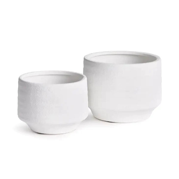 Matte White Pot - Bodega Nantucket