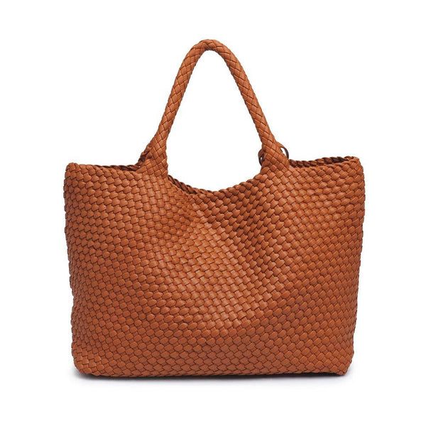 Solana Woven Vegan Leather Tote - Bodega Nantucket