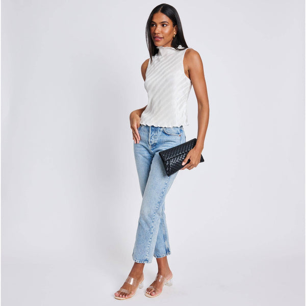 Priscilla Woven Clutch Nude - Bodega Nantucket