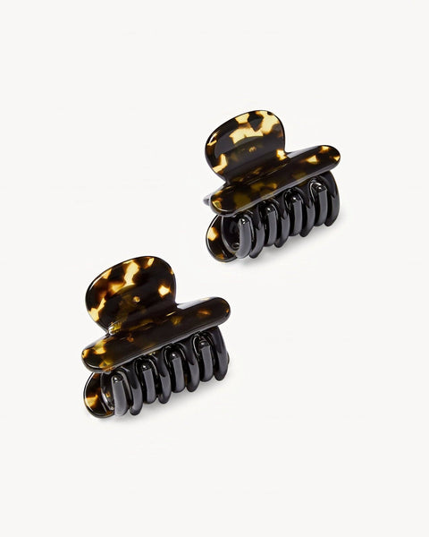 Twin Heirloom Claws in Dark Tortoise